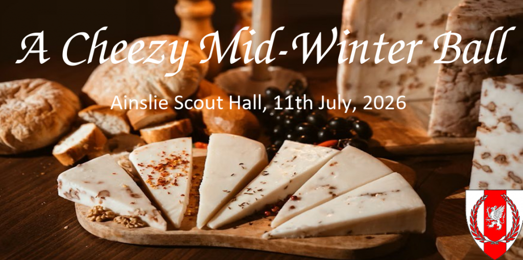 A Cheezy Mid-Winter Ball. Ainslie Scout Hall, 11th July, 2026